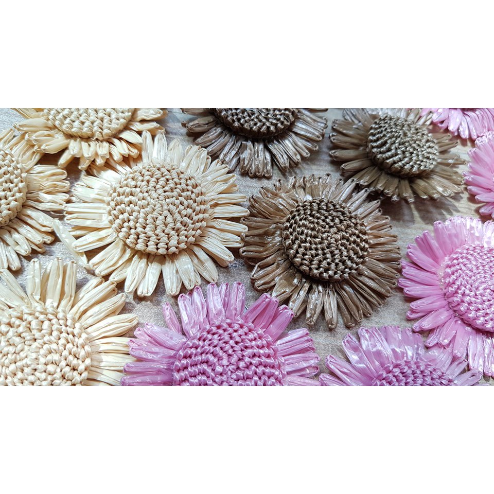 Artificial Flowers Decorative Made Of Straw Rope Waterproof (Please ...