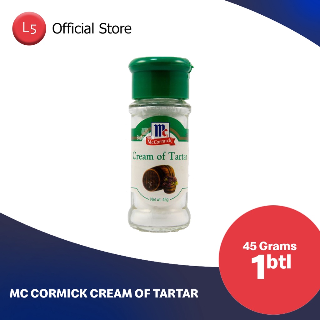 McCormick Cream of Tartar 45g Shopee Philippines