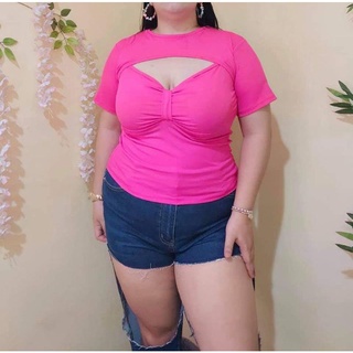 DEMI RIBBON TOP FOR PLUS SIZE