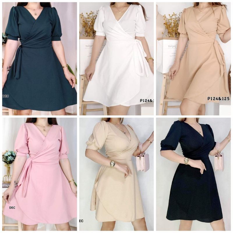 Shopee store wrap dress