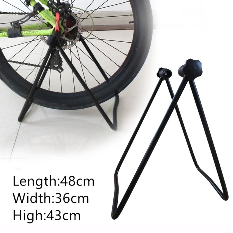 Foldable Heavy Duty Bike Stand Rack U Floor Rack Folding Mountain Bike ...