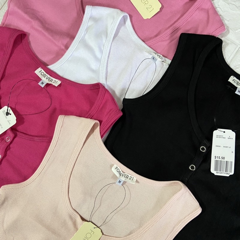 FOREVER 21 SNAP BUTTON TOP — BANGLADESH OVERRUNS | Shopee Philippines