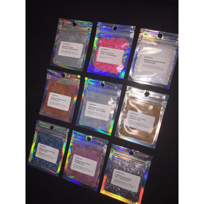 TKB Glitters Holographic Microfine | Shopee Philippines