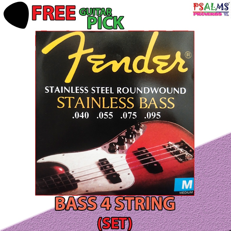 Bass guitar string (4 strings/1set)-fender | Shopee Philippines