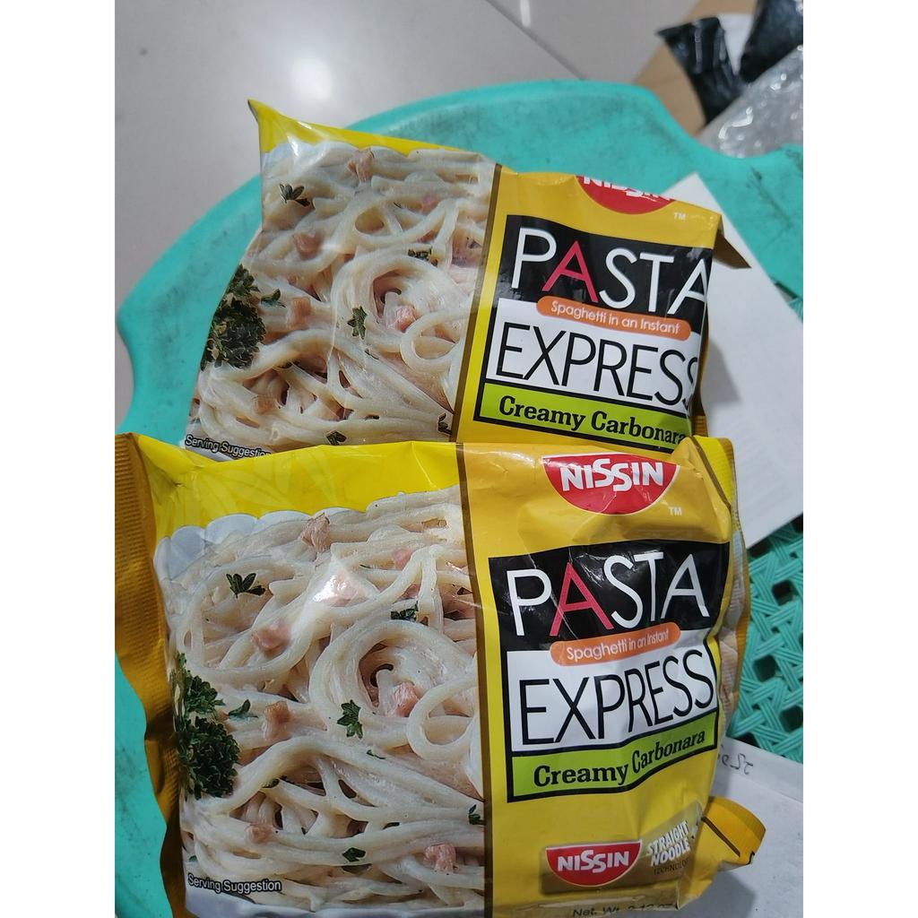 Nissin Pasta Express Creamy Carbonara 60g Shopee Philippines