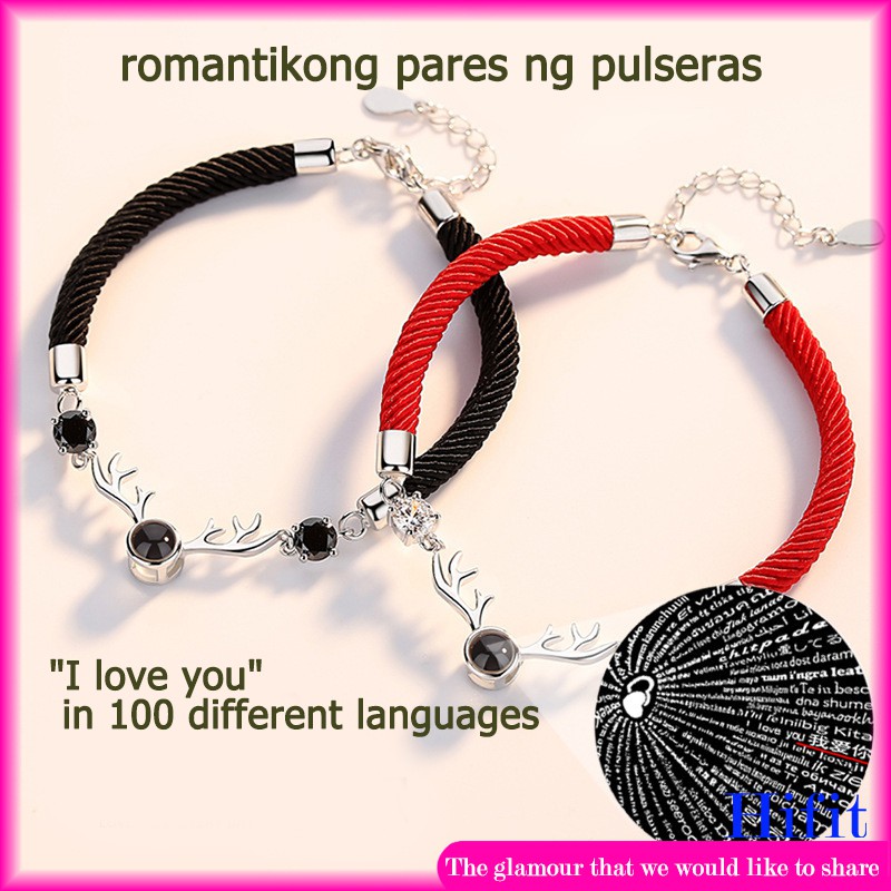 Bracelet that says i love you in different languages hot sale