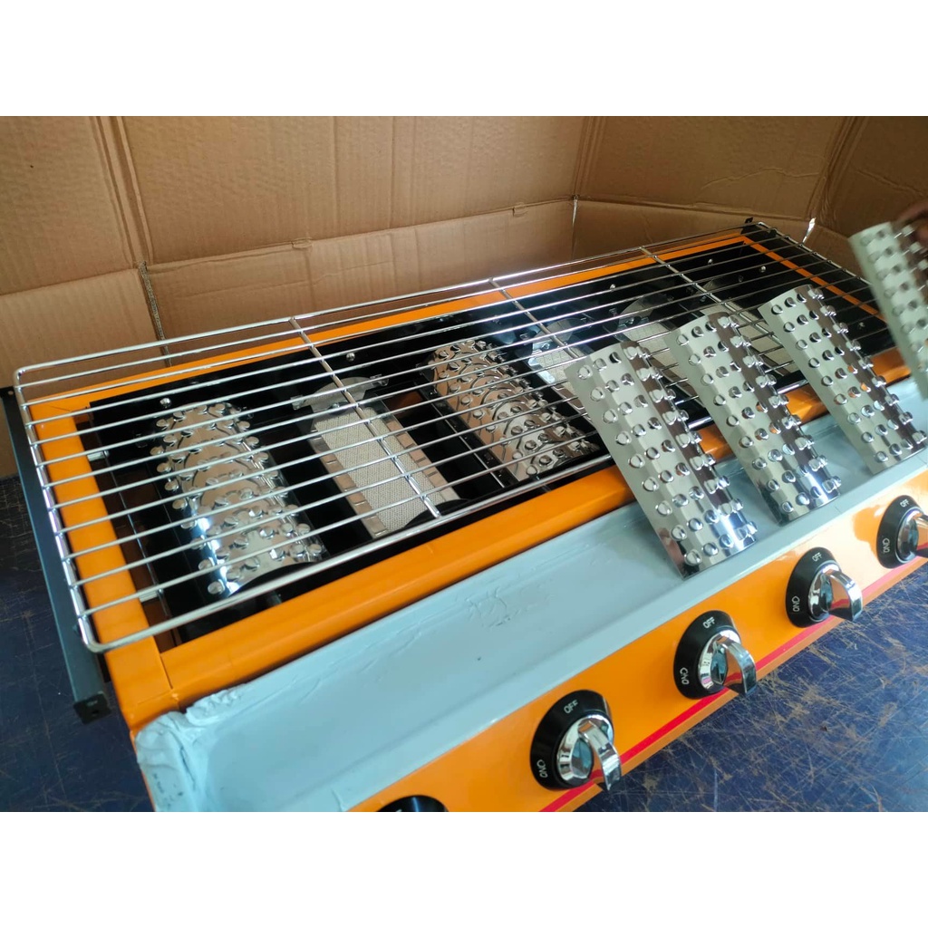 KATARIS ETON Brand 6 Heads BBQ Grill Smokeless Barbecue Griller