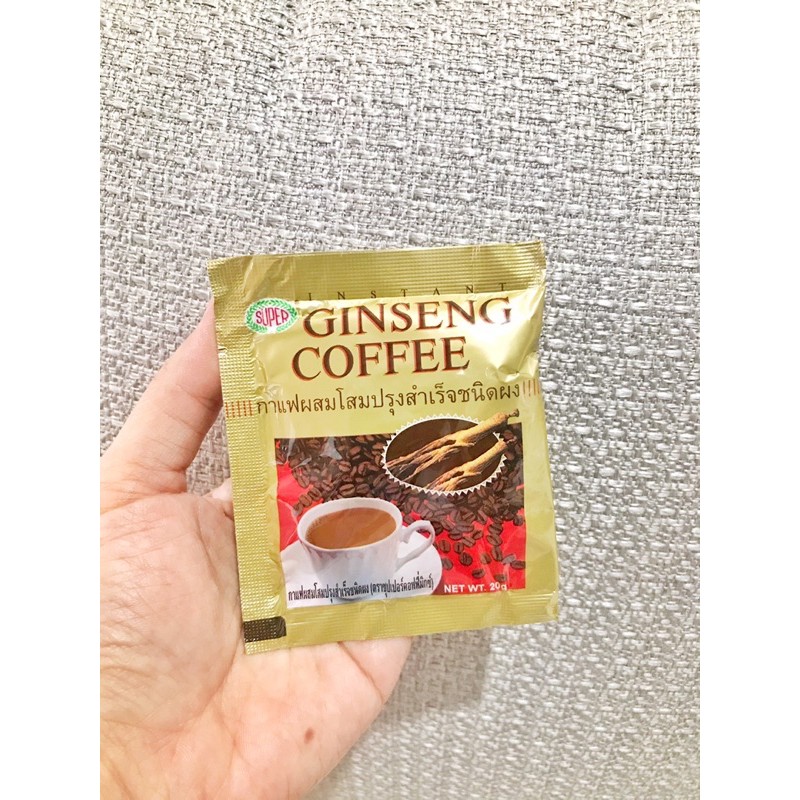 Super Instant Ginseng Coffee Per Sachet Shopee Philippines