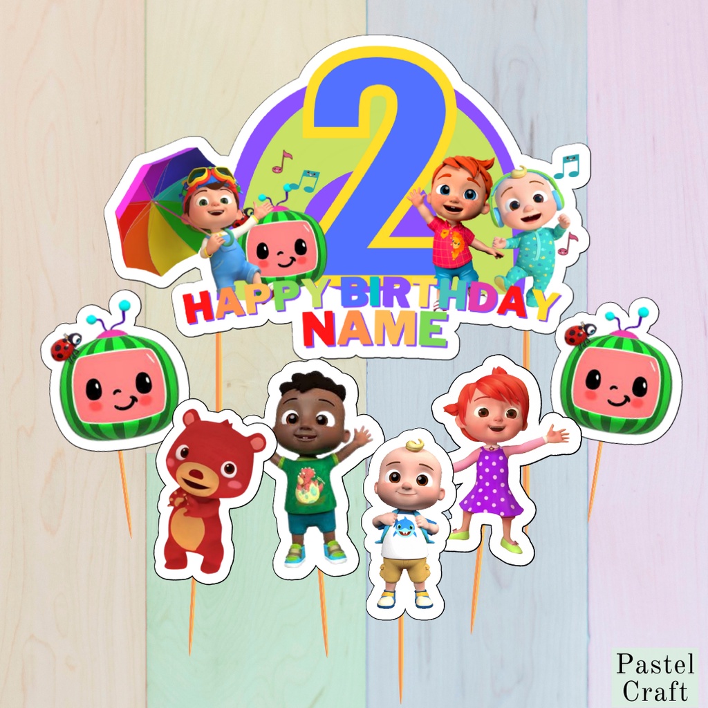 Customized Cake Topper for Birthday Party / Events