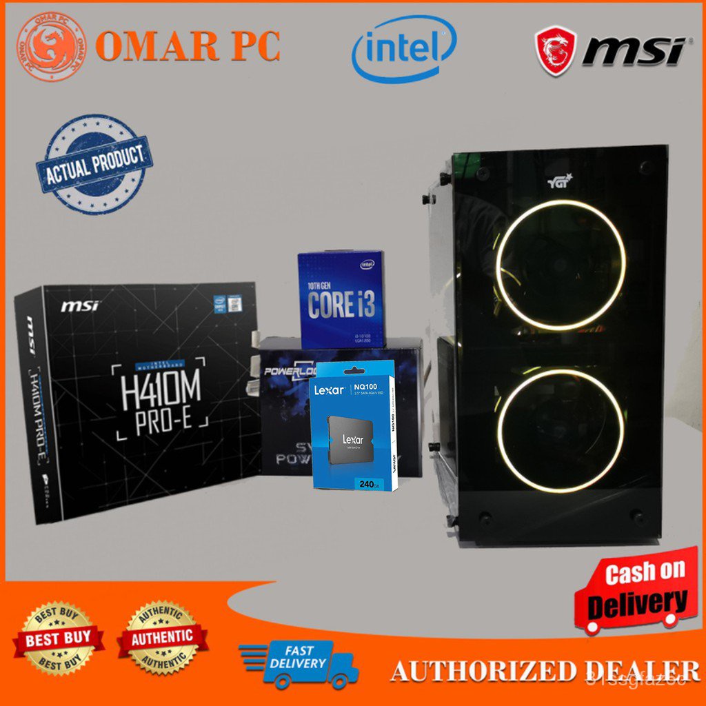 GAMING SYSTEM UNIT i310100 (10th Gen)/ (GIGABYTE H410M ) (240GBSSD
