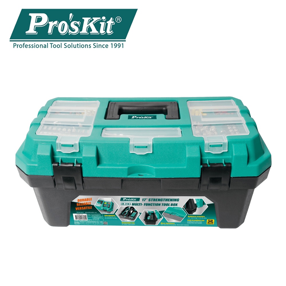 Pro'sKit SB-1718 Strengthening Multi-FunctionTool Box (420x230x200mm ...