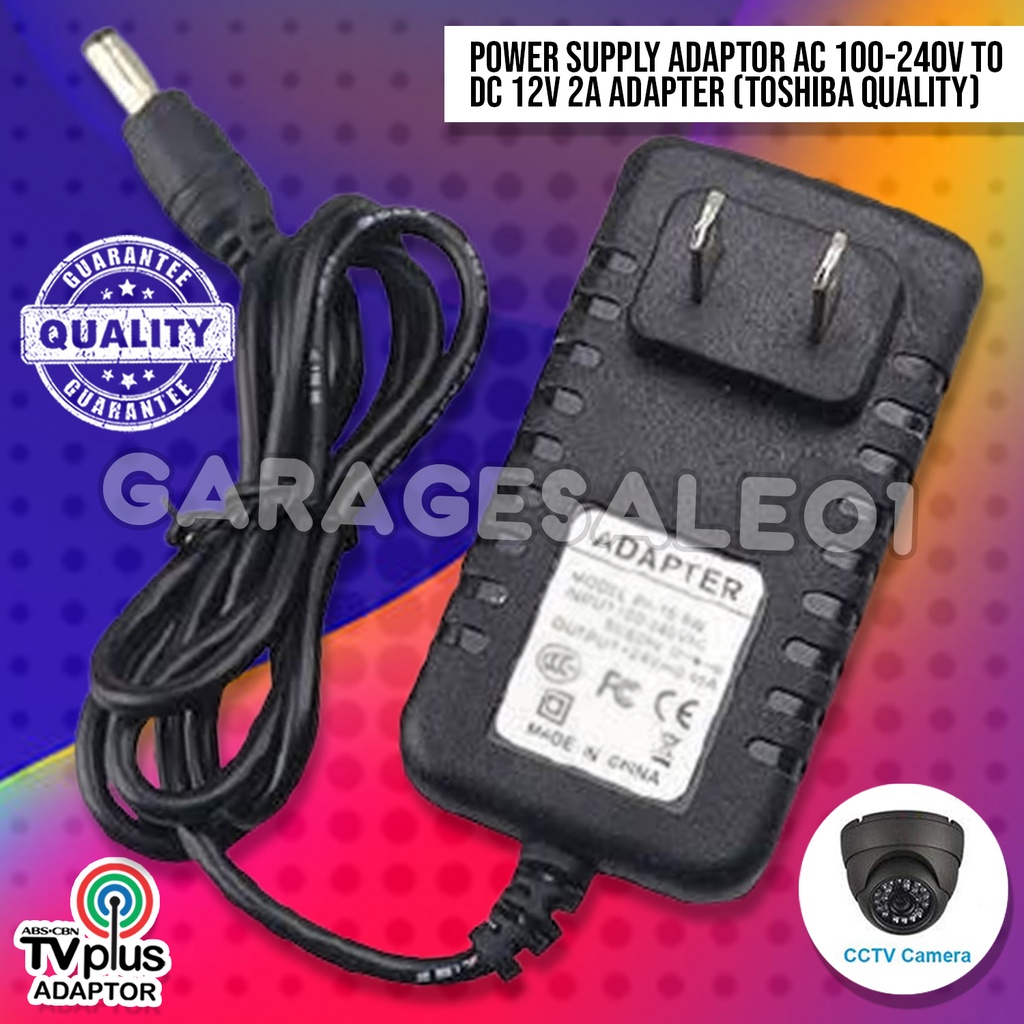 AC 100-240V Adapter DC 5.5 x 2.5MM 12V 2A Charger US Plug (TOSHIBA ...