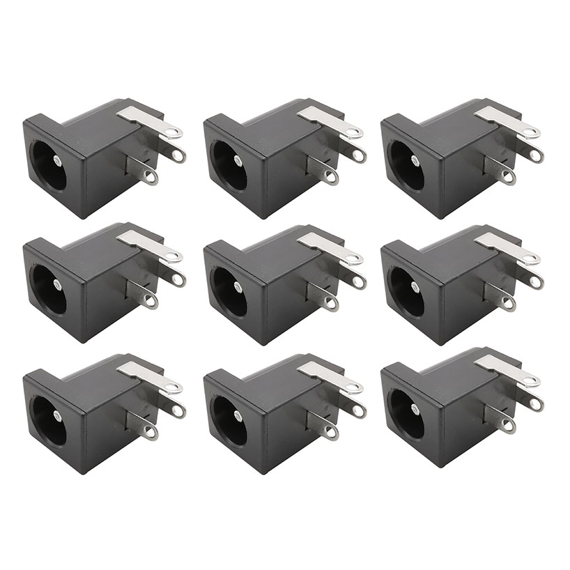 10pcs 5.5x2.1mm DC-005 Black DC Power Jack Socket DC Connectors Supply ...