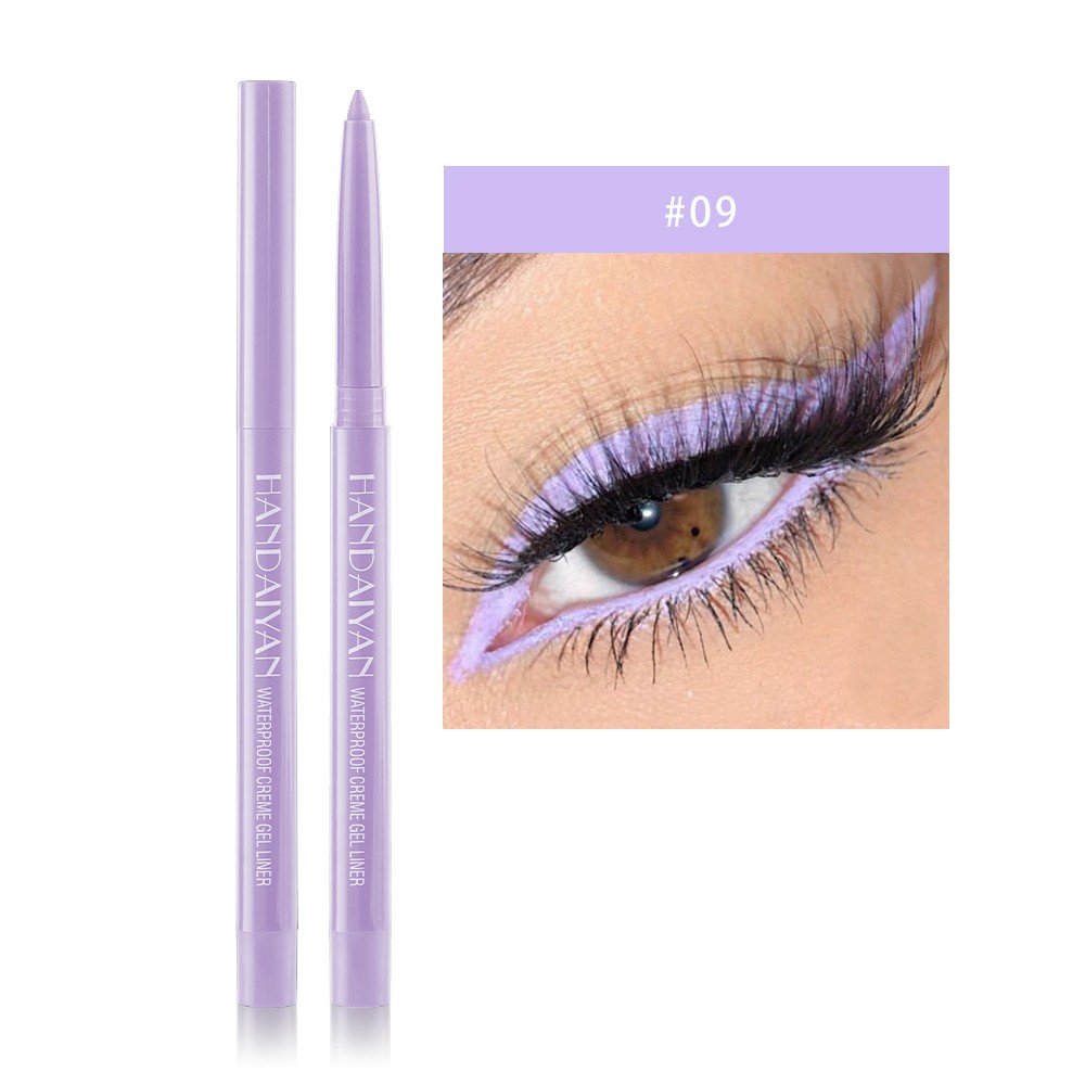 20colors Long Lasting Waterproof Fast Dry Eyeliner Pen Matte Eyeliner Pencil Rotatable Eye Liner 