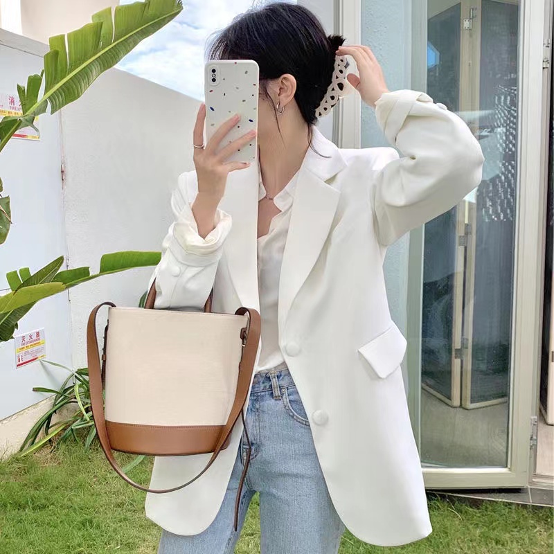 high quality Korean Style Set Women s Loose Fit Was Thin Casual Fashion Two Piece Set Korean Style Brown Shopee Philippines