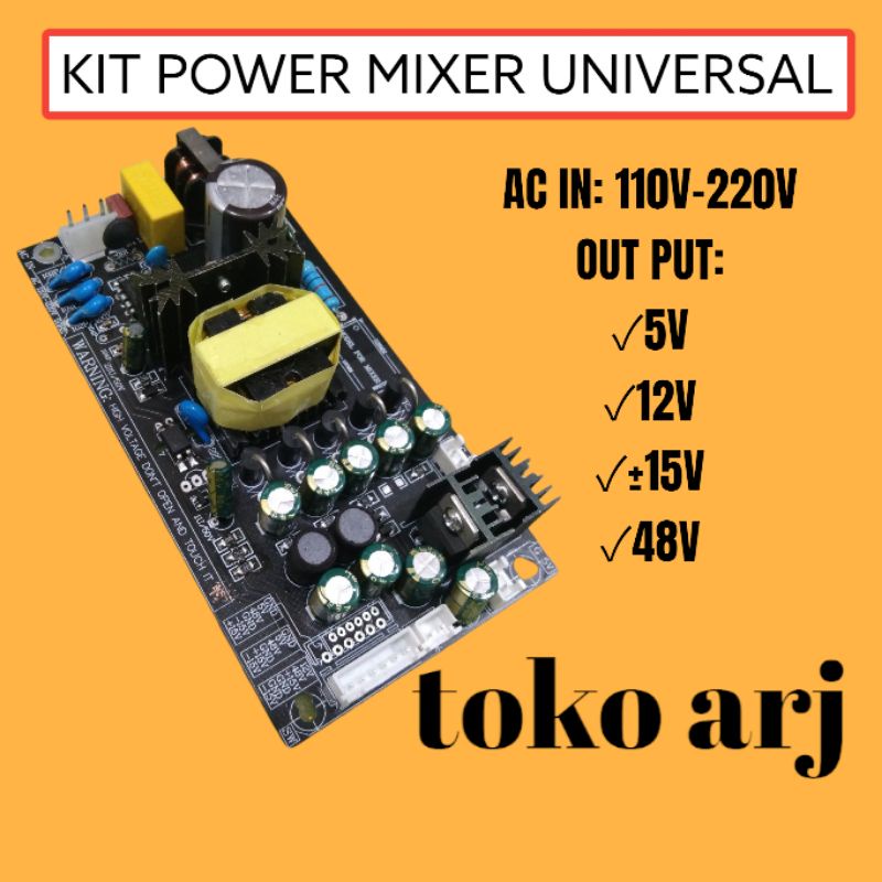 Universal MIXER POWER SUPPLY KIT 4ch s/d 16ch Shopee Philippines