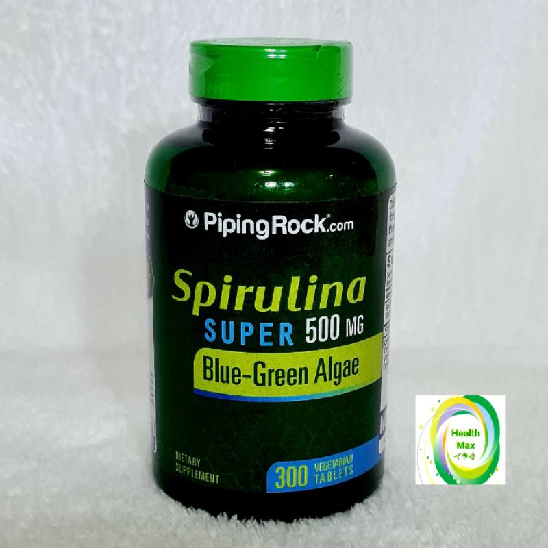Piping Rock Spirulina 500mg 300 tablets Shopee Philippines