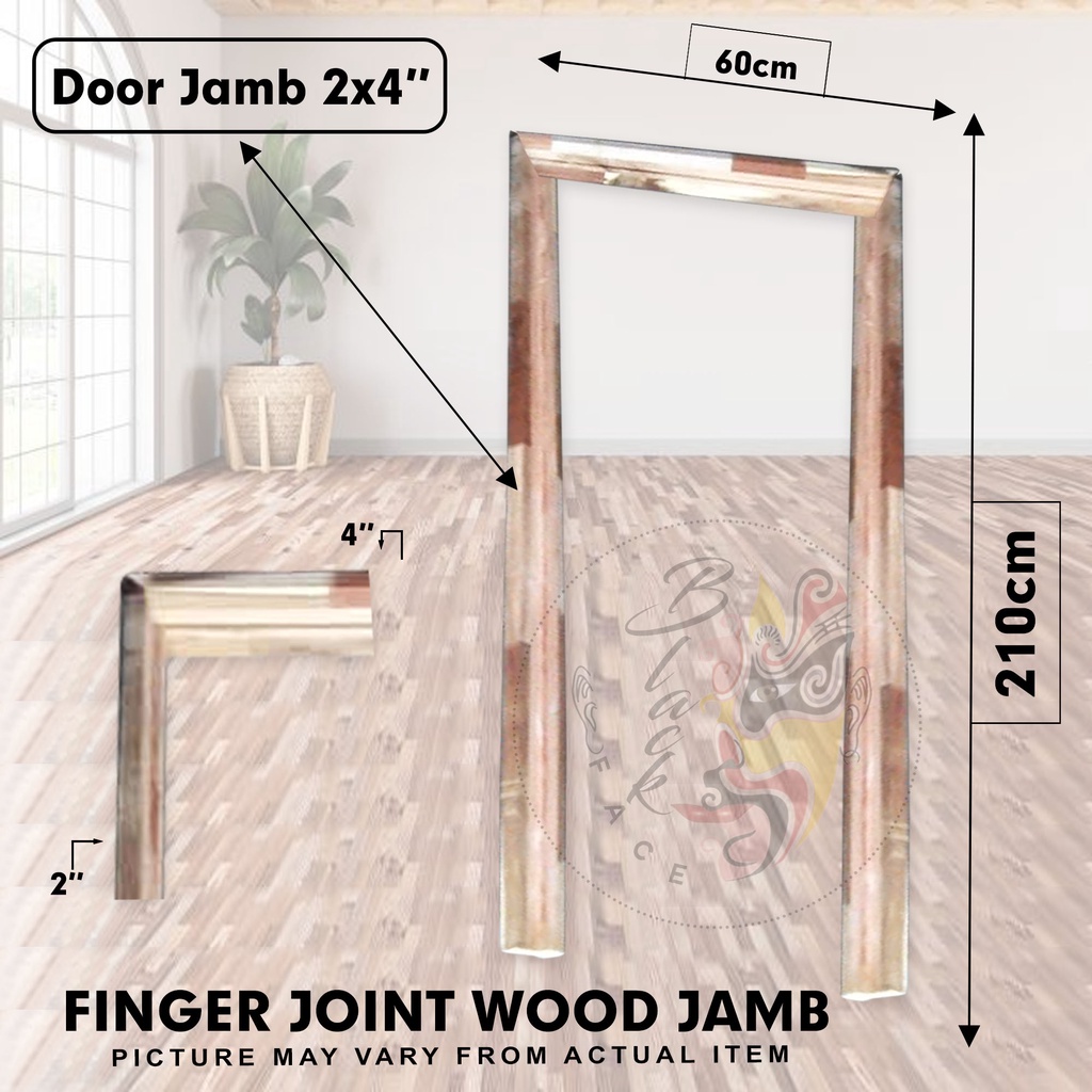 Blackface Finger Joint Wood JAMB 2X4 | Shopee Philippines