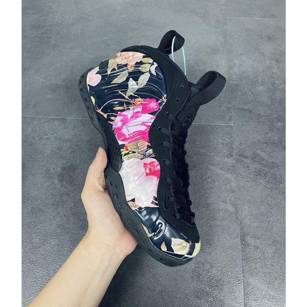 Foamposite floral cheap on feet