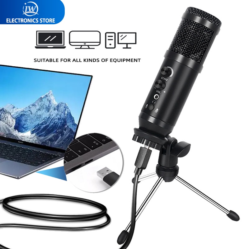 3.5mm/USB condenser microphone Professional for computer notebook ...