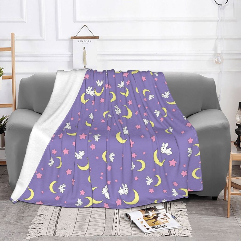 Sofa Decoration Sailor Moon Rabbit Of The Moon Blanket Suprise Gifts