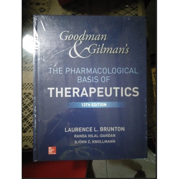 The Pharmacological Basis of Therapeutics 13th Edition | Shopee