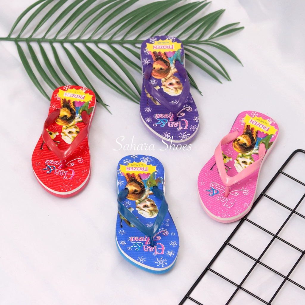 Frozen Elsa Pattern Sponge Sandals for Children Ages 1 2 3 Years ...