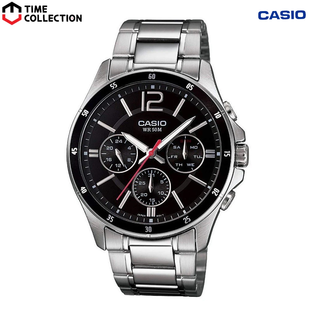 Casio MTP-1374D-1AVDF Analog Stainless Steel Strap Watch For Men ...