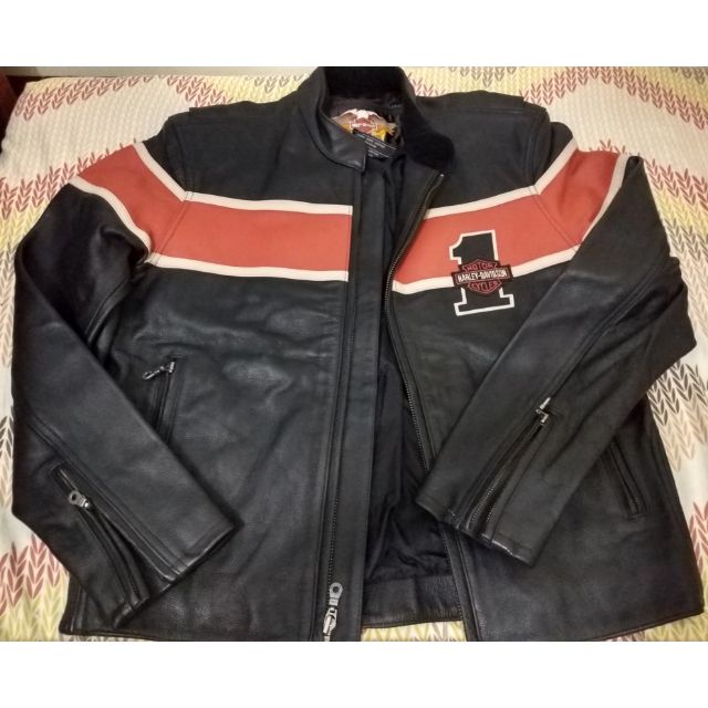 Harley davidson leather hot sale jacket price