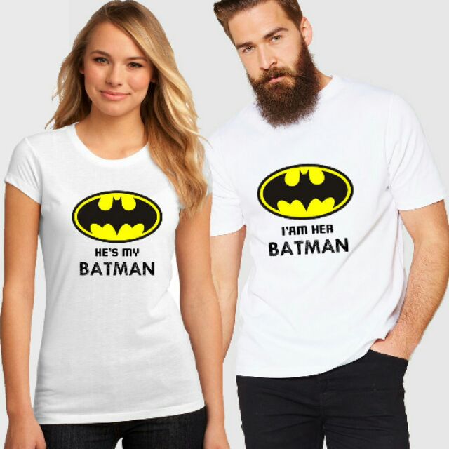 Couple Shirt "Batman Design" | Shopee Philippines