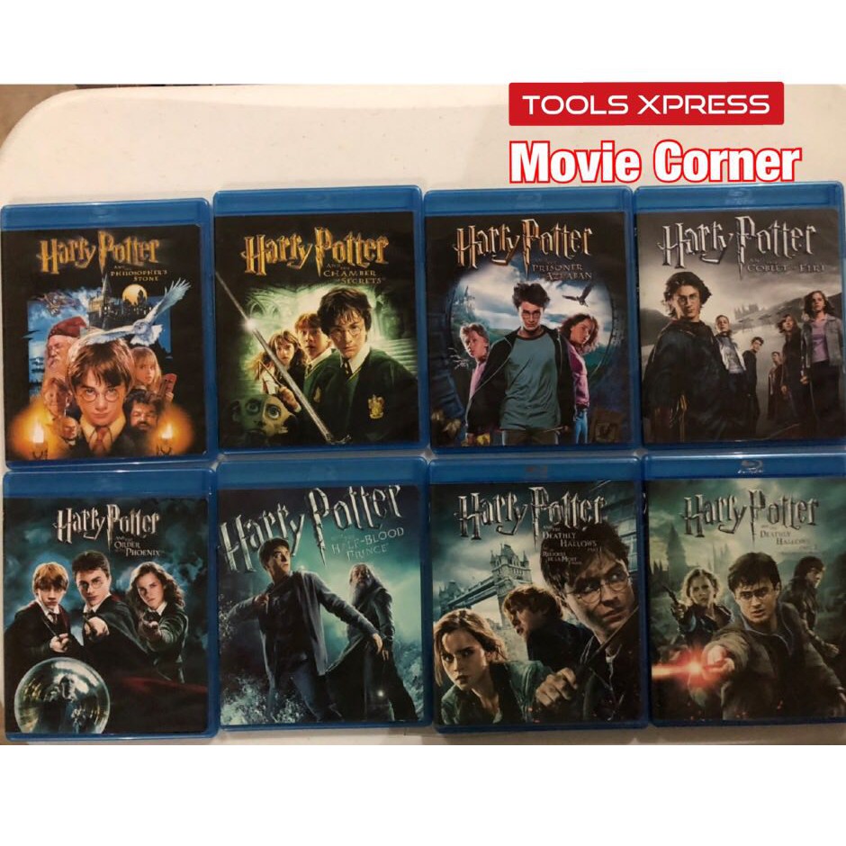 Recopilación completa de Harry Potter en Blu-ray y DVD