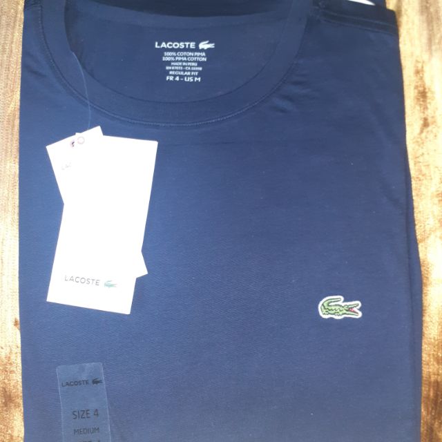 How to know if deals lacoste shirt is original