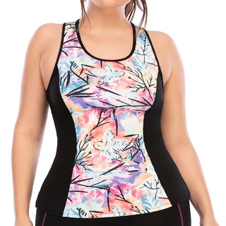 Preorder】Plus Size Printed Padded Women L-3xl Size Fitness Yoga