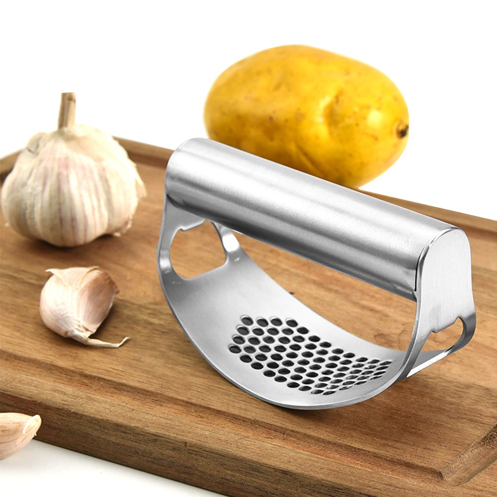 Garlic Press Garlic Smasher Ginger Rocker Light and Strong Stainless