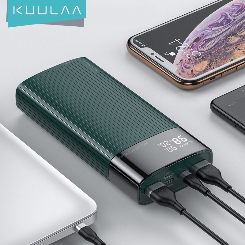 Kuulaa Powerbank Mah Qc Pd Poverbank Fast Charging Power Bank Mah Usb External