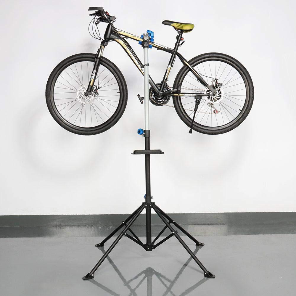 Pro Mechanic Bicycle Repair Workshop Stand Maintenance Rack with Tool ...