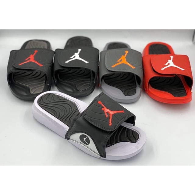 Jordan store velcro slides