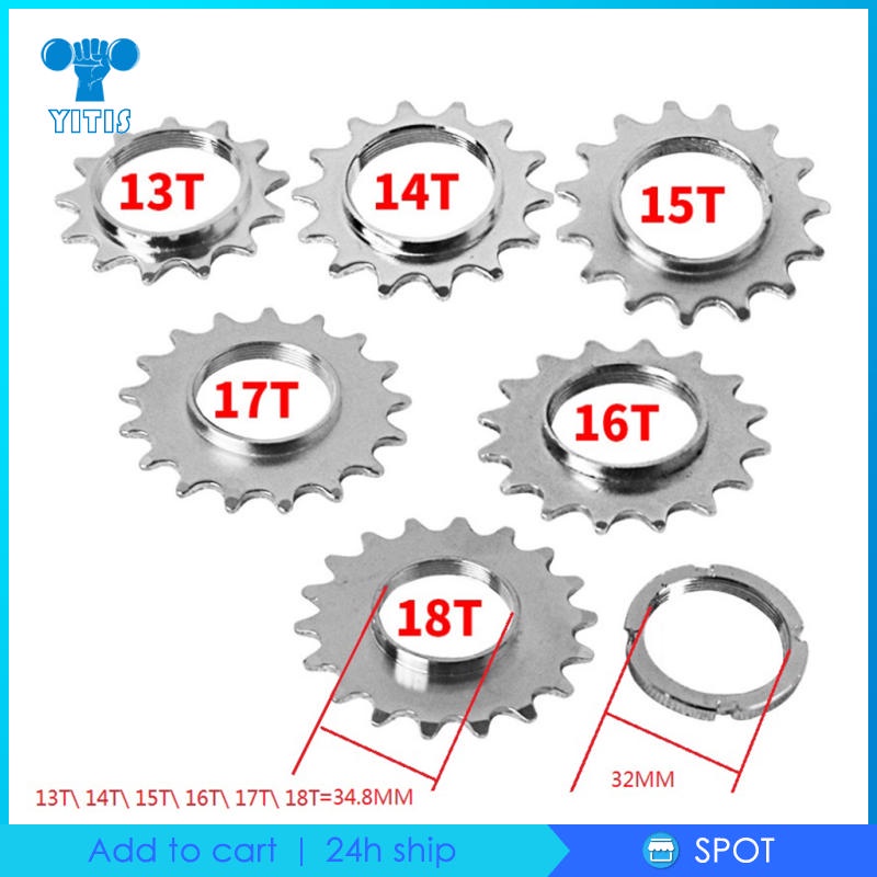 yit 11 Track Bike Freewheel Fixed Gear Single Speed Sprocket Flywheel Shopee Philippines