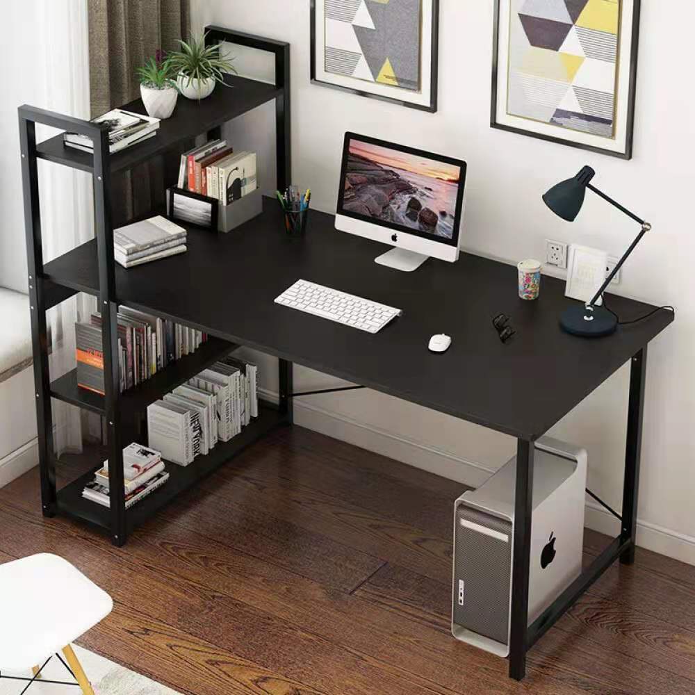 Space Saver Computer Study Gaming Table with Shelf 105*40*110cm Table ...