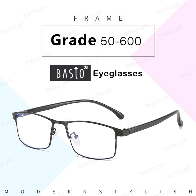 Graded Eyeglasses with Grade -50 100 150 200 250 300 350 400 450