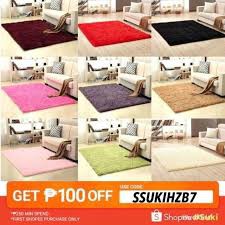 80 cm X 120 cm Home Living Fluffy Rugs Shaggy Dining Room Floor Home ...