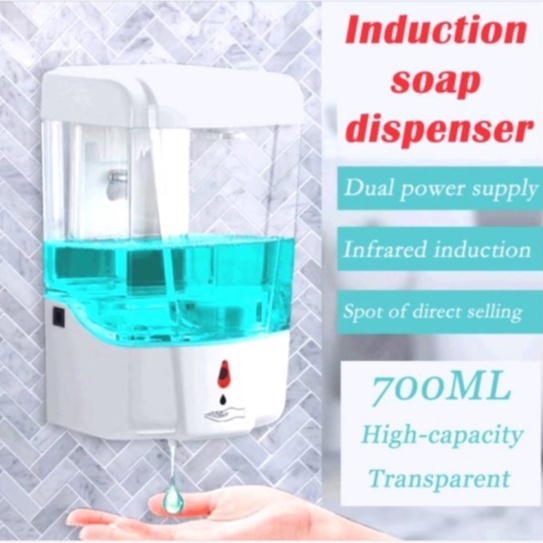 Automatic Touchless 700ML Soap Dispenser Sensor Wall Mounted Liquid ...