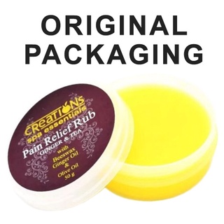 Creations Spa Essentials PAIN RELIEF RUB GINGER & TEA Balm - Buy