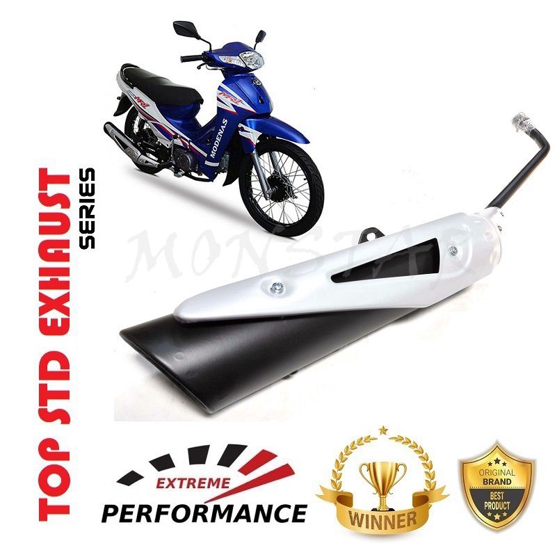 MODENAS CT CT100 MR1 MR 1 MUFFLER EXHAUST STANDARD EJM STD OEM EKZOS ...
