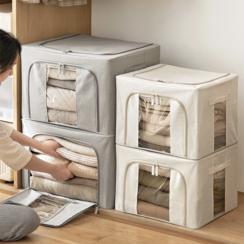 Storage Box Fabric Box Clothing Wardrobe Finishing Bag Storage Box