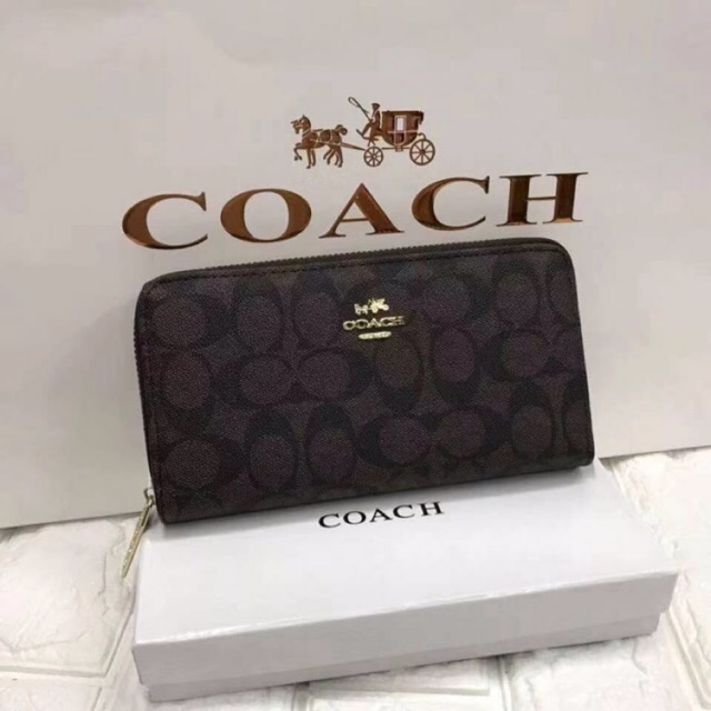 Coach wallet shopee sale