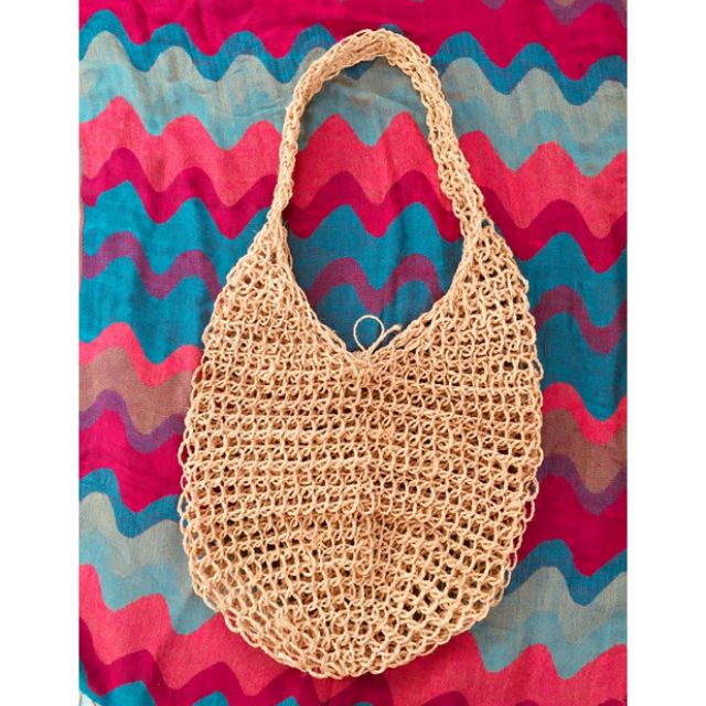 Wholesale 10pcs Native Bag Abaca Fiber Mesh Shoulder Bag | Shopee