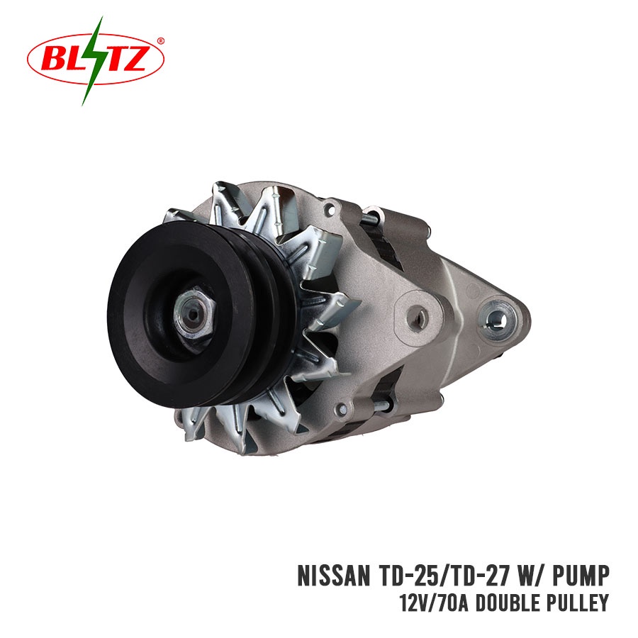 blitz-alternator-assembly-nissan-td-25-td-27-w-pump-12v-70a-double