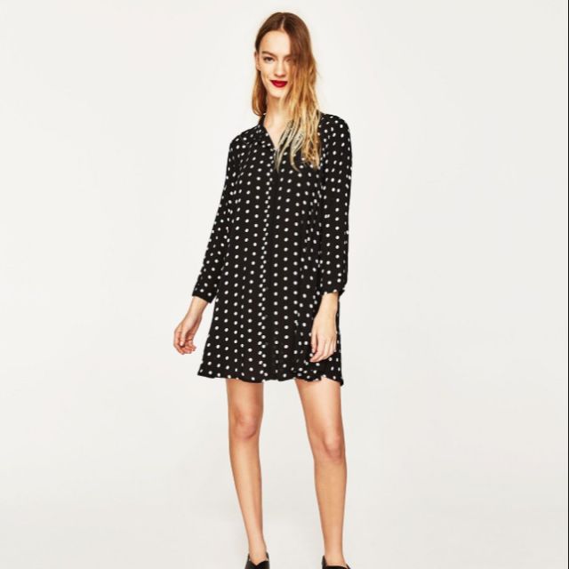 Zara woman premium store denim collection dress