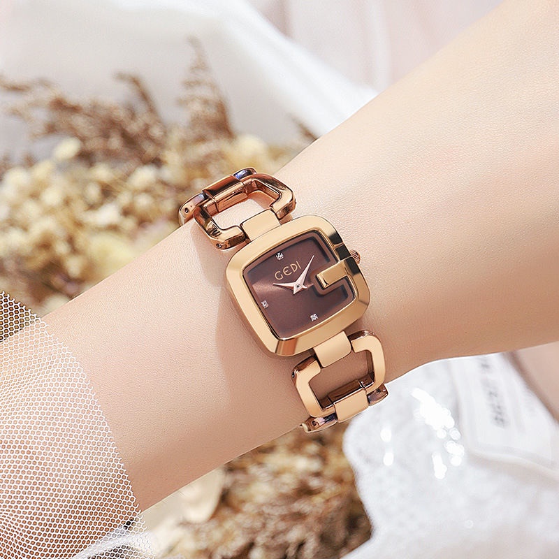 Ready Stock Ladies Watch Light Luxury Preppy Style Quartz Stainless ...